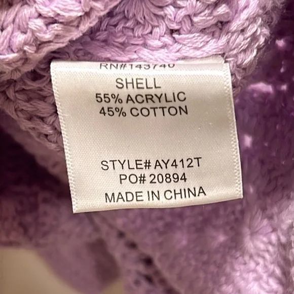 HYACINTH HOUSE
Lavender Crochet Cory Tank - Picture 8 of 11